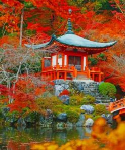 Diago Ji Temple Kyoto paint by numbers