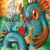 Cute Kraken paint by numbers