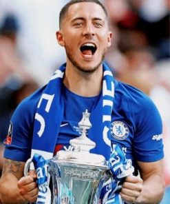 Eden Hazard Chelsea FC Paint by numbers