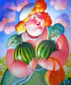 Fat Lady Paint by numbers