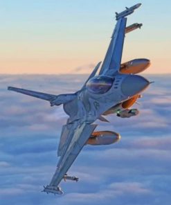 Fighter Jet Paint by numbers