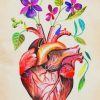 Floral Heart Paint by numbers