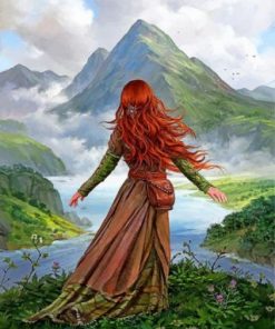 Forest Girl Paint by numbers