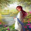 Aesthetic Forest Girl Paint by numbers