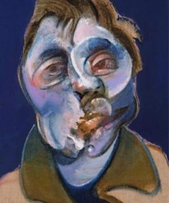 Francis Bacon Self Portrait paint by numbers