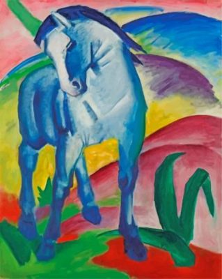Horse By Franz Marc Paint by numbers