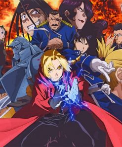 Fullmetal Alchemist Anime Paint by numbers