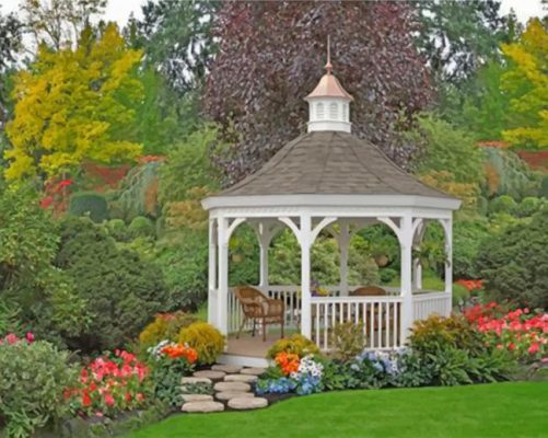 gazebos Paint by numbers