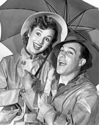 Gene Kelly And Debbie Reynolds Paint by numbers