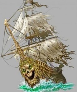Ghost Ship Paint by numbers