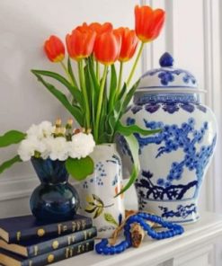 Ginger Jar Paint by numbers