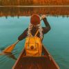 Girl In A Boat Paint by numbers