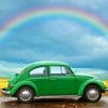 Green Volkswagen Paint by numbers