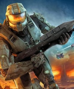 Halo Gaming paint by numbers