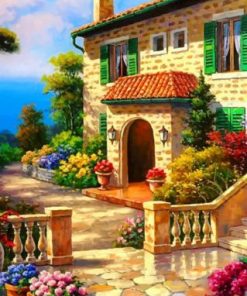 House Garden Paint by numbers