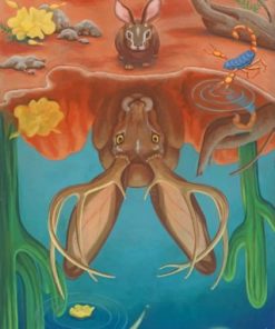 Jackalope Bunny Paint by numbers