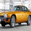 Yellow Jaguar Xjs Paint by numbers