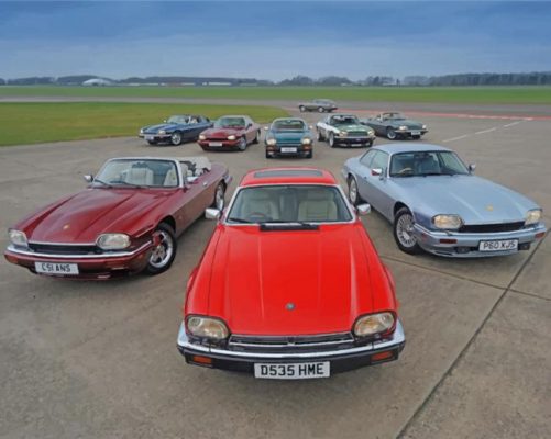 Jaguar Xjs Cars Paint by numbers