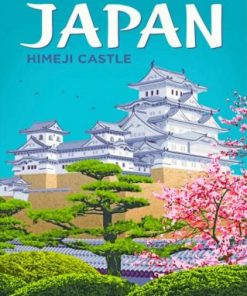 Himeji Castle Paint by numbers