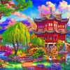 Japanese Park Paint by numbers