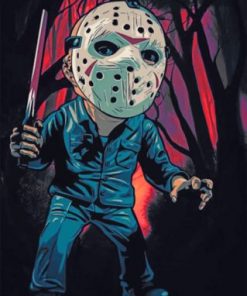 Jason Voorhees paint by numbers