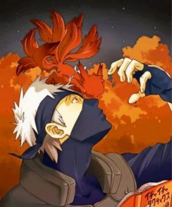 Kakashi From Naruto Paint by number
