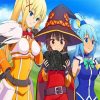 Konosuba Anime Paint by numbers