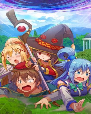 KonoSuba Anime Paint by numbers