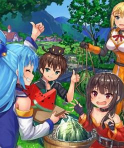 KonoSuba Japanese Anime Paint by numbers