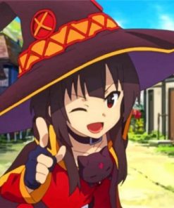 Konosuba Megumin Paint by numbers