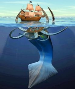 The Kraken Paint by numbers