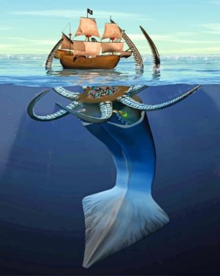 The Kraken Paint by numbers