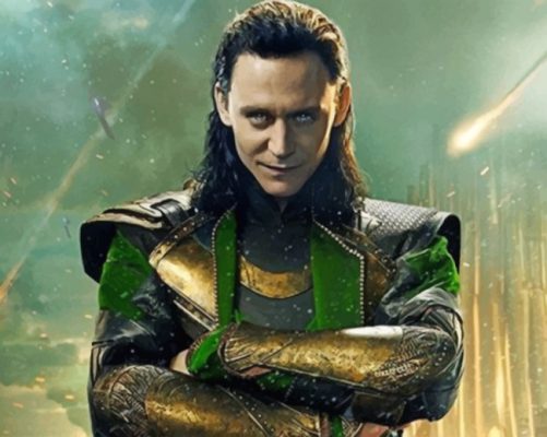 Loki Tom Hiddleston Paint by numbers