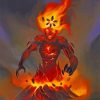 Mad Volcano Woman Paint by numbers