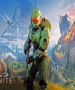 Master Chief Paint by numbers