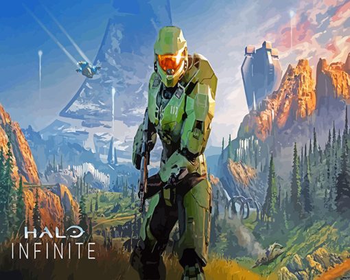 Master Chief Paint by numbers
