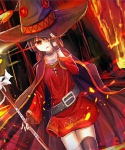 Megumin Konosuba Paint by numbers