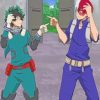 Izuku Midoriya And Shoto Todoroki paint by numbers