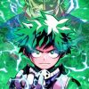 Deku My Hero Academia paint by numbers