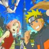 Naruto anime paint by numbers