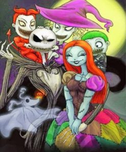 Nightmare Before Christmas Paint by numbers