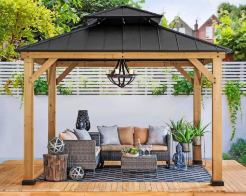 Peaceful Gazebos Paint by numbers