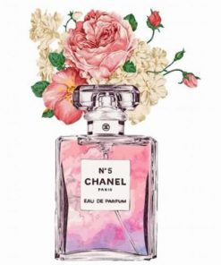 Chanel Perfume Bottle Paint by numbers