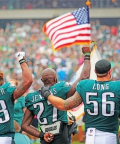 Philadelphia Eagles Players Paint by numbers