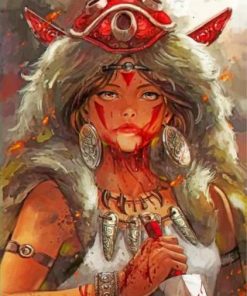 Princess Mononoke Paint by numbers