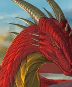 Red Dragon Paint by numbers