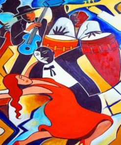 Red Hot Salsa Paint by numbers