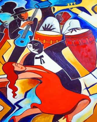 Red Hot Salsa Paint by numbers