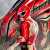 Red Ranger Paint by numbers