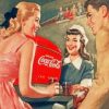 Retro Couple Paint paint by numbers
